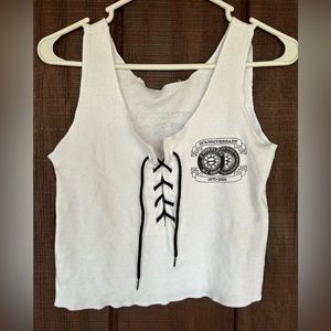 Motorcycle tank top